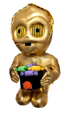 Gemmy Star Wars C-3PO Jumbo 22" Gold Plush Lucasfilm Halloween